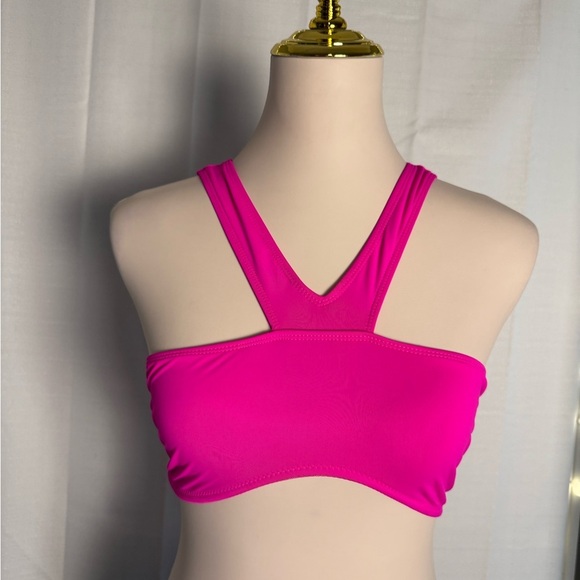 ICON Pink Bikini Swimwear Halter-Style Top - Picture 1 of 7